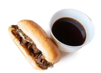 Easiest Crockpot French Dip Sandwich